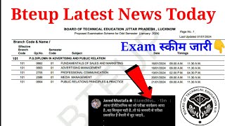 bteup odd semester exam date 2024 | bteup latest news today | bteup news | bteup news today