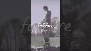 Pt. 8: folklore🥀 #swiftie #edit #folklore #music #shorts #viral #taylorswift