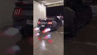 Ford Mustang 😈 The Flame Thrower 🔥🔥 Watch Till The End 😳 #shorts