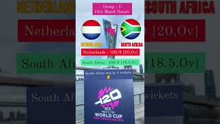 #T20 world cup South Africa vs Netherlands #16 #t20worldcup #D