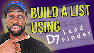 How To Build A List With D7 Leadfinder | SMMA Outreach