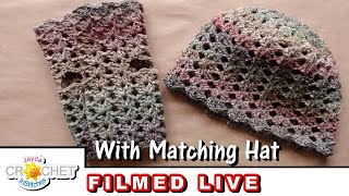 Split Shell Cloche Style Beanie Hat - Crochet Live CAL - Thursday December 14, 2023