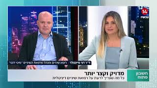 ד"ר דן פיינגולד מתארח בערוץ 14 "חשבון פתוח" ומסביר על כל מה שצריך לדעת על רפואת שיניים דיגיטלית