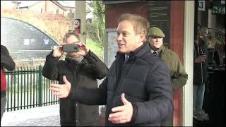 Grant Shapps Visit. Fleetwood Restoring Your NEW Railway