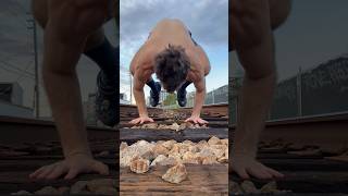 Calisthenics on train tracks!