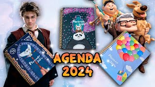 AGENDA 2024 GRATIS para imprimir con tapas incluidas