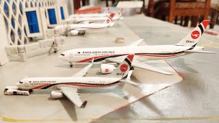 Biman Bangladesh Airlines 1:400 777-200ER & 737-800 Customized model.