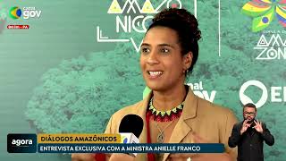 05/08/2023 14:57 - Diálogos Amazônicos - Entrevista com a ministra Anielle Franco