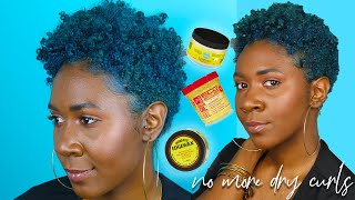 Perfecting My Wash And Go on New Shape | Dry + Color Treated Tapered TWA | Nia Imani