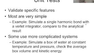 Validation of OpenMM