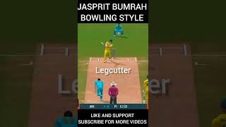 JASPRIT BUMRAH bowling style #shorts