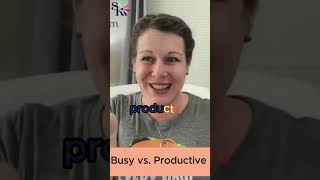 Busy vs  Productive Facebook Reel from Thursday Talk Episode 91