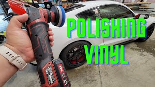 Polishing Gloss Vinyl Wrapped Surfaces | Junction Auto Salon | Yes it's Possible! | DIRT Series