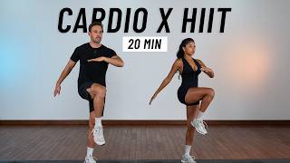 20 MIN INTENSE HIIT WORKOUT - ALL STANDING - Full Body, No Equipment, No Repeats