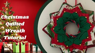 Quilted Christmas Wreath Tutorial