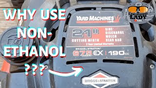 Old Yard Machines Maintenance: Ethanol Free Fuel Always