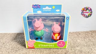 ASMR Unboxing Peppa Pig Stampers | Papa Pig Stamper Collections