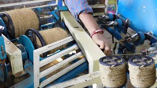 Coconut Coir Rope making machine I Craft Touch Naariyal rope make a Process in Small Scale IndustrY