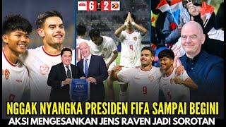 INDONESIA SUDAH DI LEVEL BERBEDA!! Presiden FIFA Sampai Bilang Begini Soal Kemajuan Timnas Indonesia