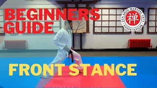 Karate Beginners Guide: Front Stance Zenkutsu Dachi