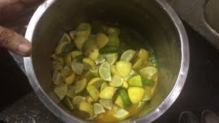 Lemon Pickle - Tamil and English Recipe