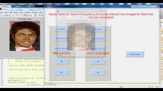 Neural Network based Surgically Alternate face authentication for security applications