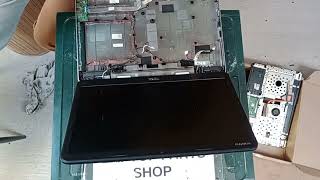 Dell Vostro 1540 - disassembly replace - LCD screen motherboard keyboard palmrest bottom case cooler