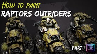 How to paint Raptors Outriders - Part 1 Base Coating and Decaling