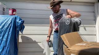 Bowling gear unboxing before going on tour