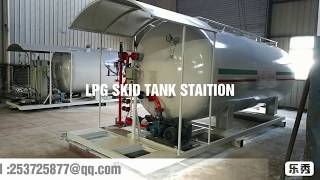 10CBM . 20CBM  Skid  LPG Filling Station.LPG skid mounted station Cooking Gas Plant