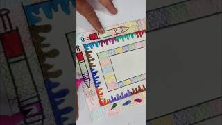 Holi card making for kids/ holi greeting card/ holi card #shorts