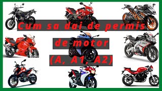 Cum sa dai de PERMIS de MOTOCICLETA (A, A1, A2) - Yamaha YZF R125 motovlog