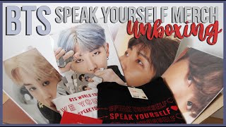 BTS SPEAK YOURSELF TOUR MERCH UNBOXING || KUTU AÇILIMI + ÇEKİLİŞ