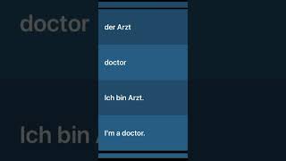 Der Arzt 🧑‍⚕️ 🇩🇪. #@Spokengerman05