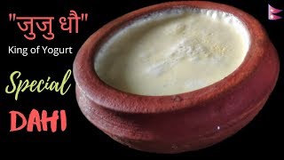 भक्तपुर स्पेसल् जुजु धौ | JUJU Dhau- King Of Yogurt | How to make Curd At Home | Dahi Banaune Tarika