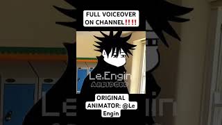 ORIGINAL ANIMATOR: @LeEngin_ ​⁠ FULL VOICEOVER ON CHANNEL‼️‼️ #anime #jjk #jujutsukaisen