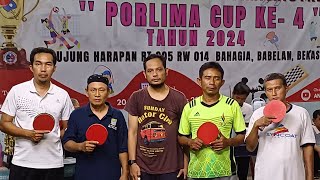 FINAL || PINGPONG || PORLIMA CUP Ke- 4 || Sukadi & Acong vs Agus & Misiran