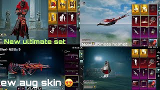 NEW ULTIMATE SET LEAKS AND ROYAL PASS AND UC GIVEAWAY || NEW HELMET SKIN BGMI AND PUBG