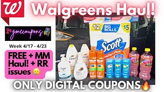 All Digital Walgreens Couponing Haul || FREE + $4.00 MM!! (4/17-4/23)