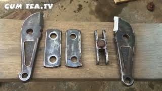 Old rusty lever scissors for metal Restoration | Rebar Shear