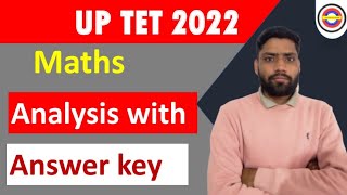 UP TET maths Paper Solutions | UP TET math Paper 2022 | uptet math analysis.