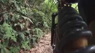 Mountain Bike Trail in Bukit Kiara Kuala Lumpur Malaysia - HD