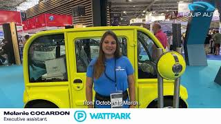 EQUIP AUTO Lyon 2023 - Le Village Startups - WattPark - Interview de Mélanie COCARDON