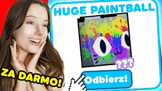 Jak odebrać DARMOWEGO HUGE Paintball Cat w Pet Simulator X! Roblox