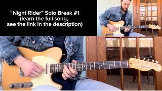 Jimmy Bryant “Night Rider” Solo Break #1 Full Lesson