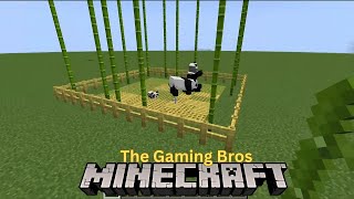 Bamboo garden for panda | MINECRAFT | GAMEPLAY | #minecraft