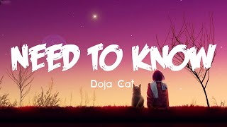 Doja Cat - Need To Know (Lyrics)