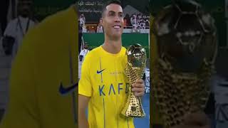 Crowning Glory: Ronaldo's Majestic Celebrations at the King Salman Club Cup 2023 | Shorts