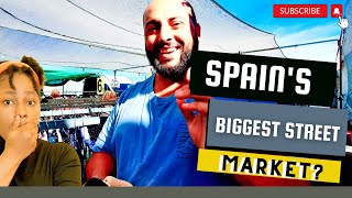 MALAGA SPAIN'S | Biggest Street Market| 4K Walking Tour