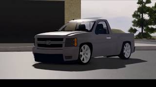 Clean  Dropped NBS Silverado On ROBLOX | Custom ROBLOX Truck Builds